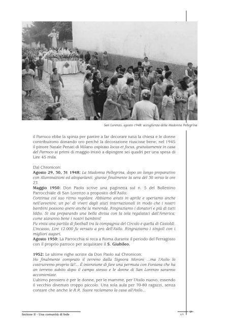 "Noi. Testimonianze e documenti in un libro per S. Lorenzo di ...