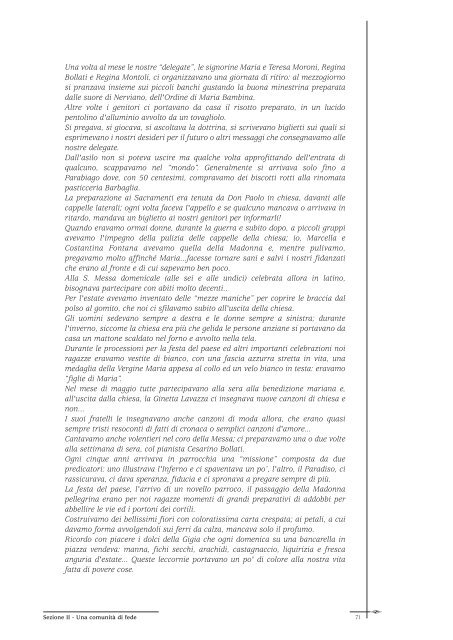 "Noi. Testimonianze e documenti in un libro per S. Lorenzo di ...