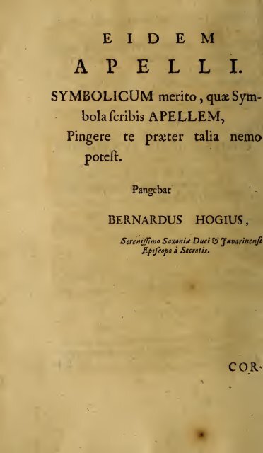 Apelles symbolicus, exhibens seriem amplissimam symbolorum ...