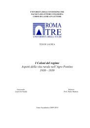 tesi di laurea - associazione culturale tor tre ponti