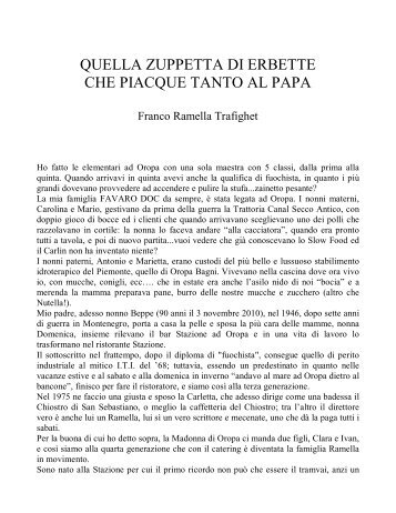 Ramella Trafighet Franco.pdf - noibiellesi.com