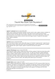 Trucchi Max Payne 2 per Playstation 2 - GameStorm.it