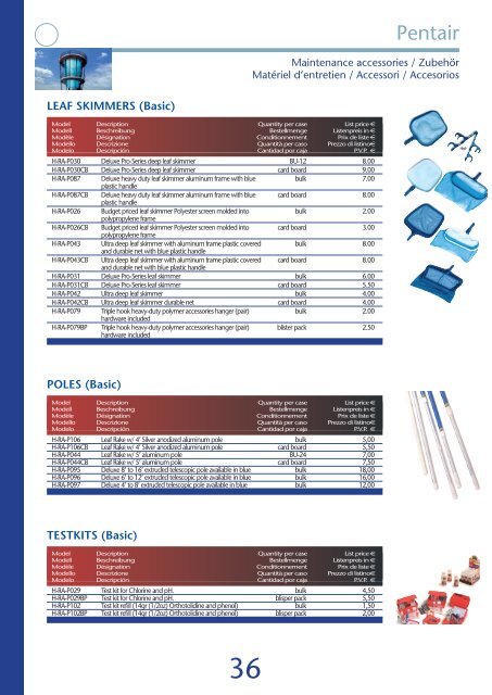 Product Catalogue