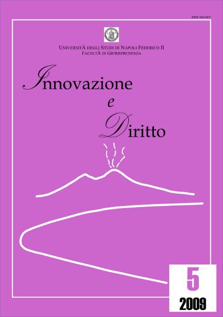 versione PDF - Innovazione e diritto - Università degli Studi di ...
