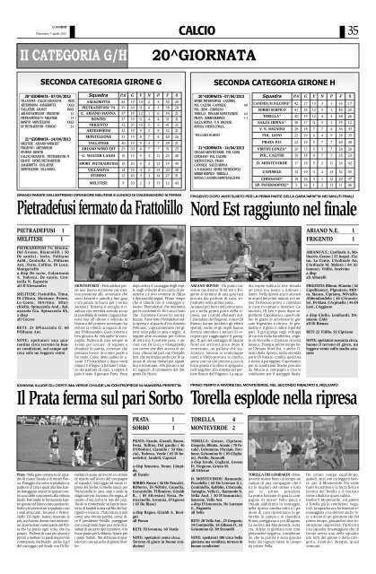 Edizione del 07/04/2013 - Corriere