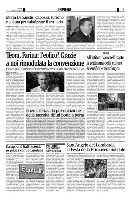 Edizione del 07/04/2013 - Corriere