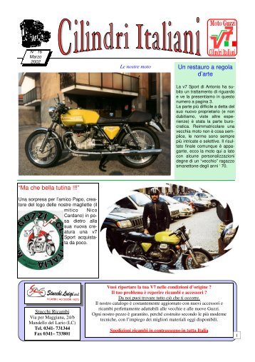 Cilindri Italiani Moto Guzzi V7 - ThisOldTractor