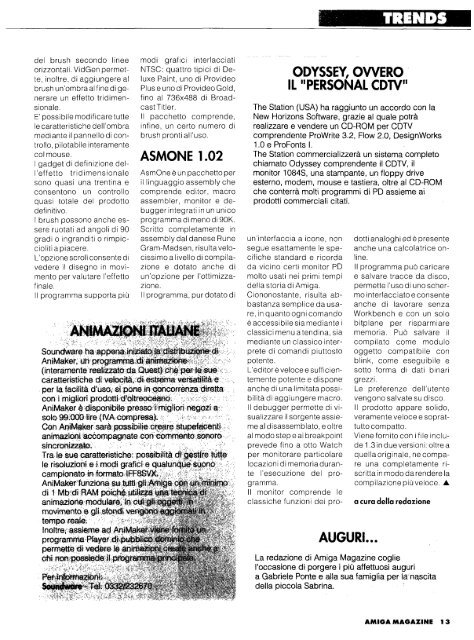 posta - Amiga Magazine Online