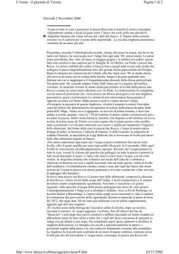 arena 02 11 2006 alluvione a pescantina 2.pdf - Autorità di bacino ...