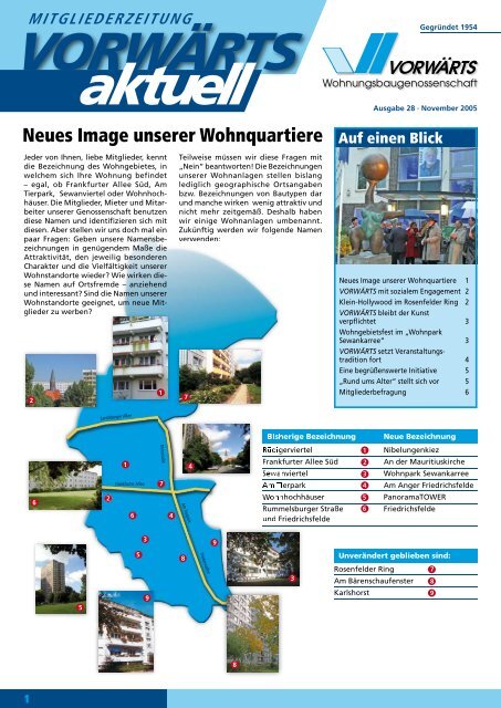 Neues Image unserer Wohnquartiere