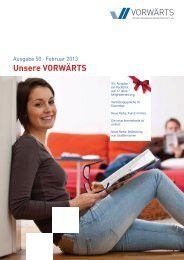 Unsere VORWÄRTS Februar 2013 - Wohnungsbaugenossenschaft ...