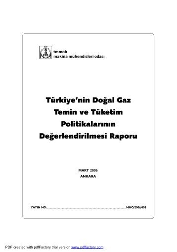 türkiye'nin doğal gaz temin ve tüketim politikalarının ...