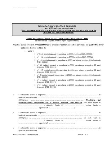 dichiarazione possesso requisiti apr000099369 rti.pdf - Enel