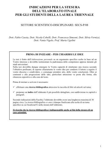 Indicazioni generali (pdf, it, 164 KB, 5/11