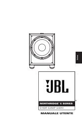 MANUALE UTENTE - JBL