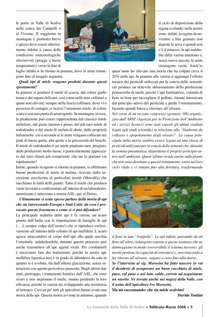 L'INTERVISTA - Scalve.it