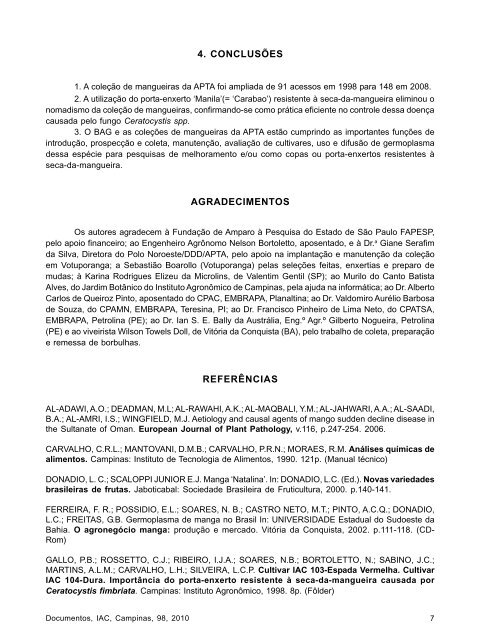 Documentos IAC 98 - (ISSN 1809-7693)