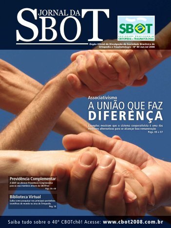 Jornal da SBOT # 80.indd - Sociedade Brasileira de Ortopedia e ...