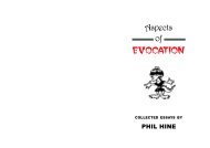 Aspects of Evocation - Phil Hine