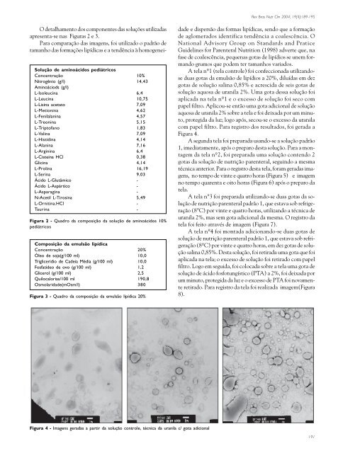 VOLUME 19, NÚMERO 4 • OUTUBRO, NOVEMBRO ... - SBNPE