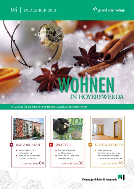 Dezember - Wohnungsgesellschaft Hoyerswerda