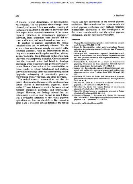 Incontinentia pigmenti - British Journal of Ophthalmology