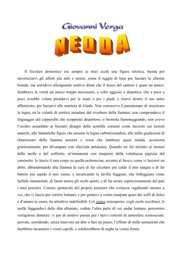 Nedda (Giovanni VERGA) - Istituto Santa Giuliana Falconieri Roma