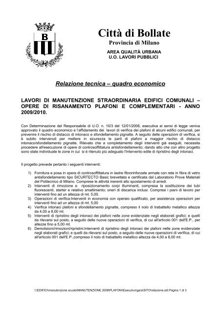 Città di Bollate - Comune di Bollate