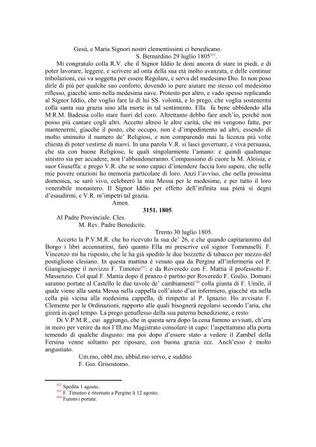 Tovazzi epistolario 7 (ms 62) - Provincia Tridentina