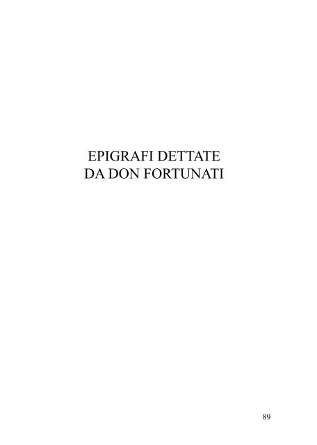 La lunga vita di don Antonio Ilario Fortunati - la Notizia