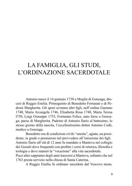 La lunga vita di don Antonio Ilario Fortunati - la Notizia