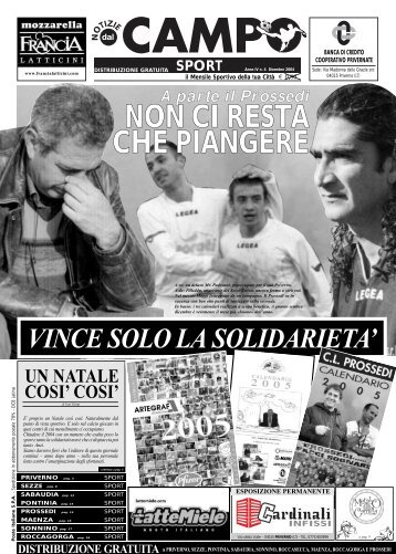 NdC dicembre 2004 - Notizie dal Campo