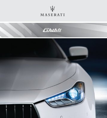 The new Maserati Ghibli - Catalog 2013