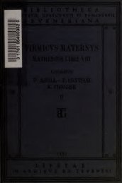 Matheseos libri VIII; - Hellenistic Astrology