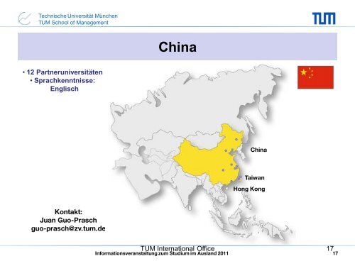 International Office - TUM School of Management - Technische ...