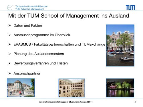 International Office - TUM School of Management - Technische ...