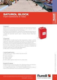 Saturol block Scheda tecnica IT - Ruredil