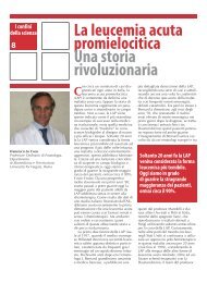 La leucemia acuta promielocitica Una storia rivoluzionaria - Ail