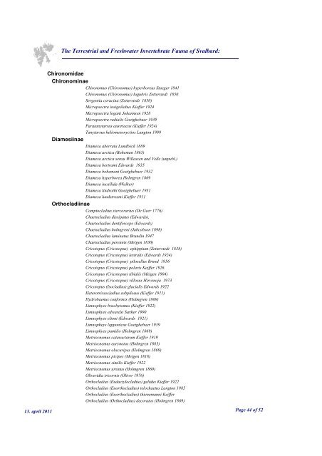 Invert database Query - UNIS