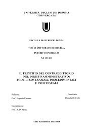 il principio del contraddittorio nel diritto amministrativo: profili ... - ART