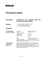 Fiche Technique P3 - Oxonia Active - Alisma Filtration