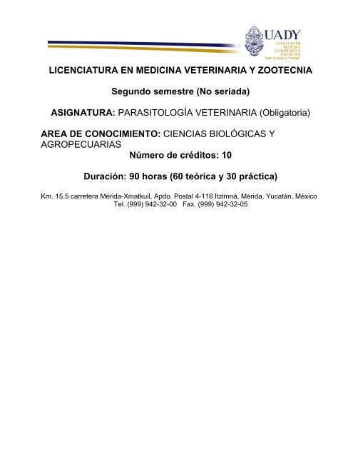 Parasitología Veterinaria - Campus de Ciencias Biológicas y ...