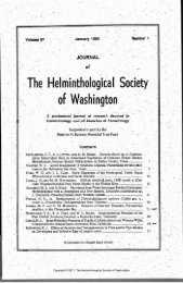 The Helminthological Sod of W^ - Peru State College