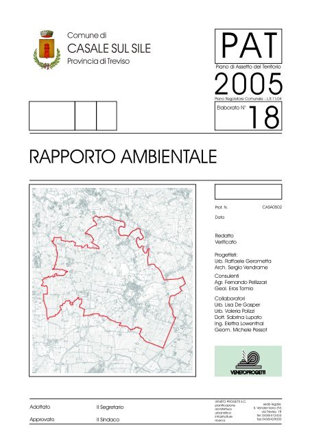 RAPPORTO AMBIENTALE - Comune di Casale sul Sile