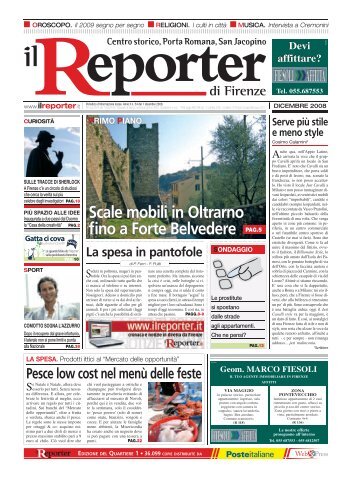 Scale mobili in Oltrarno fino a Forte Belvedere - Il Reporter