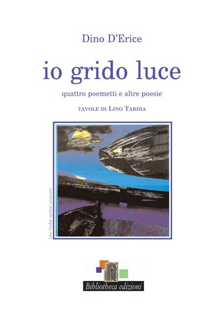 d'erice io grido luce - Sindacato Libero Scrittori Italiani