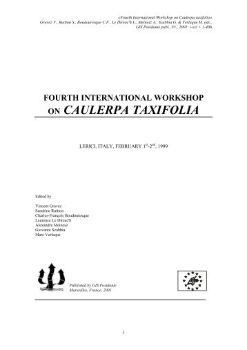 fourth international workshop - Centre d'Océanologie de Marseille