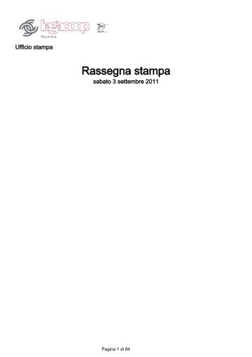 sette sere - legacoop Ravenna - Rassegna Stampa