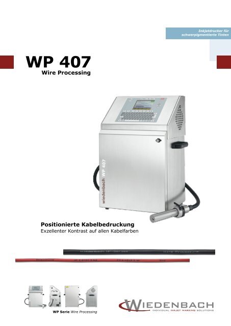 WP 407 Datenblatt - Wiedenbach Apparatebau GmbH