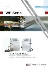 WP Serie - Wiedenbach Apparatebau GmbH